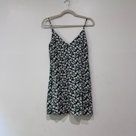 Reformation Green Floral Mini Dress - Picture 4 of 6